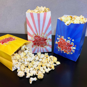 Verkauf: Popcorntüten in 3 verschiedenen Farben - 1.000 Stück