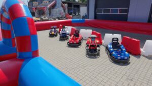 Verkauf: 5 Minicar / Minicars mit Fahrbahn Umrandung (GEBRAUCHT)