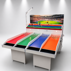 Fußball Derby mieten – sportliche Eventattraktion mit vier Spielern im Wettbewerb