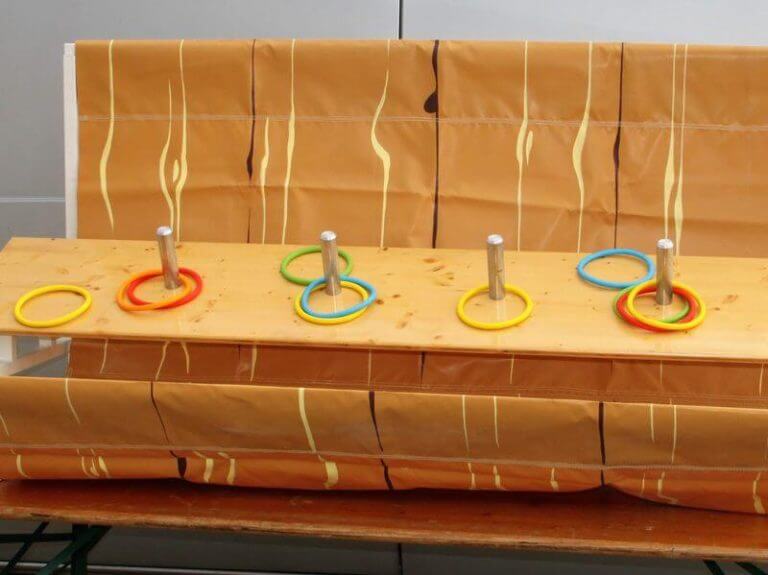 Ringwerfen Spiel 100x100cm - Riesenspiel Garten Mit Tragetasche